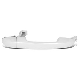 DNA MOTORING Front Right Outer Door Handle Compatible with 09-13 Kia Forte/Koup, w/o Keyhole, Chrome, OEM-DHO-01245