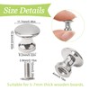 UFURMATE Mini Cabinet Knobs Zinc Alloy Single Hole Pull Handles