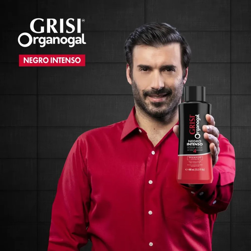 Shampoo Grisi Organogal Negro Intenso 400ml