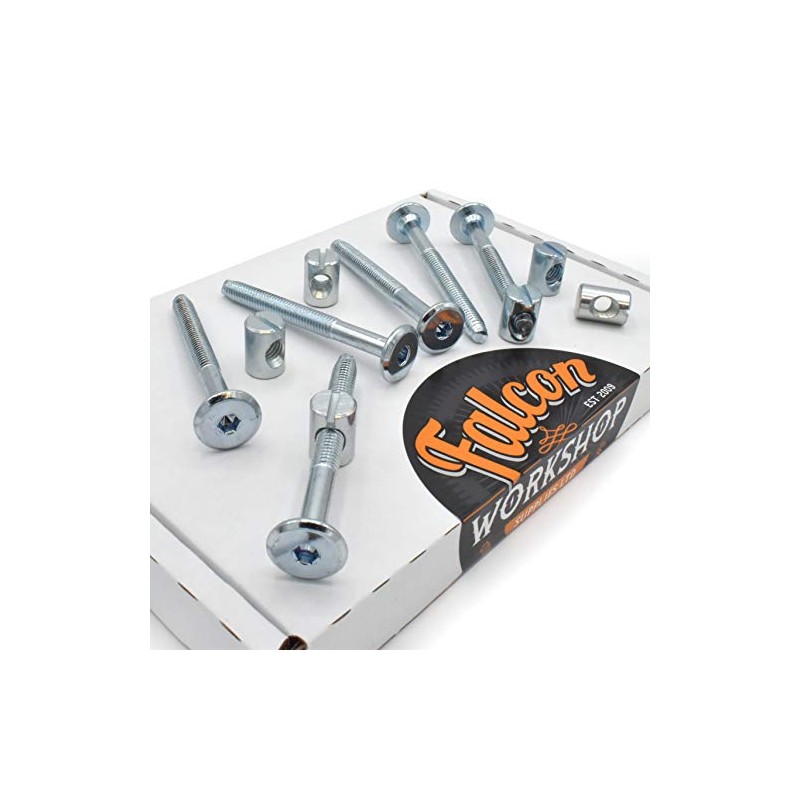 Falcon Workshop Supplies Pack of 12, M6 x 60mm FURNITURE