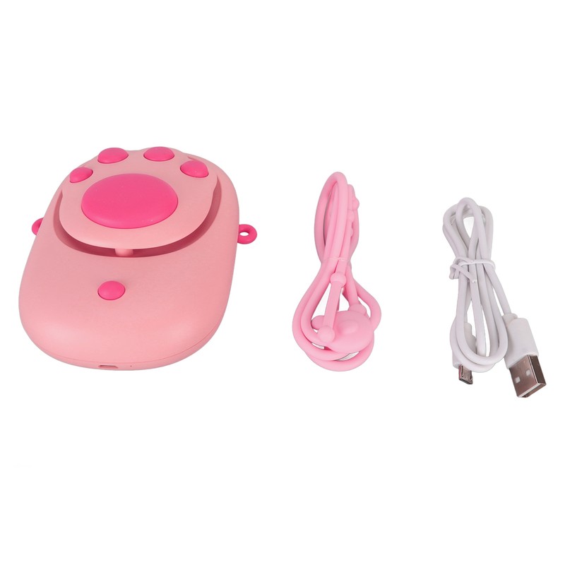 Necklace Fan Cat Claw Style 3 Speed Mode USB Charge