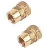 UKDD® 22mm Compression by 1/2" BSP Brass Female Iron Coupler,