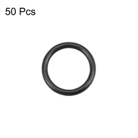 sourcing map O-Rings Nitrile Rubber 1.2mm-49mm Inner Diameter 1mm-2mm Round Seal 6.5mm x 8.5mm x 1mm