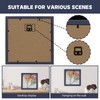 Muzilife 8x8 Shadow Box Picture Frame with Linen Board -