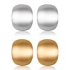EVER FAITH Chunky Earrings Hypoallergenic Drop Matte Stud Earrings Statement
