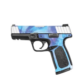 MightySkins Glossy Glitter Skin Compatible with Smith & Wesson SD VE Series - Paint Vapor | Protective, Durable High-Gloss Glitter Finish | Easy to Apply and Change Styles | Made in The USA