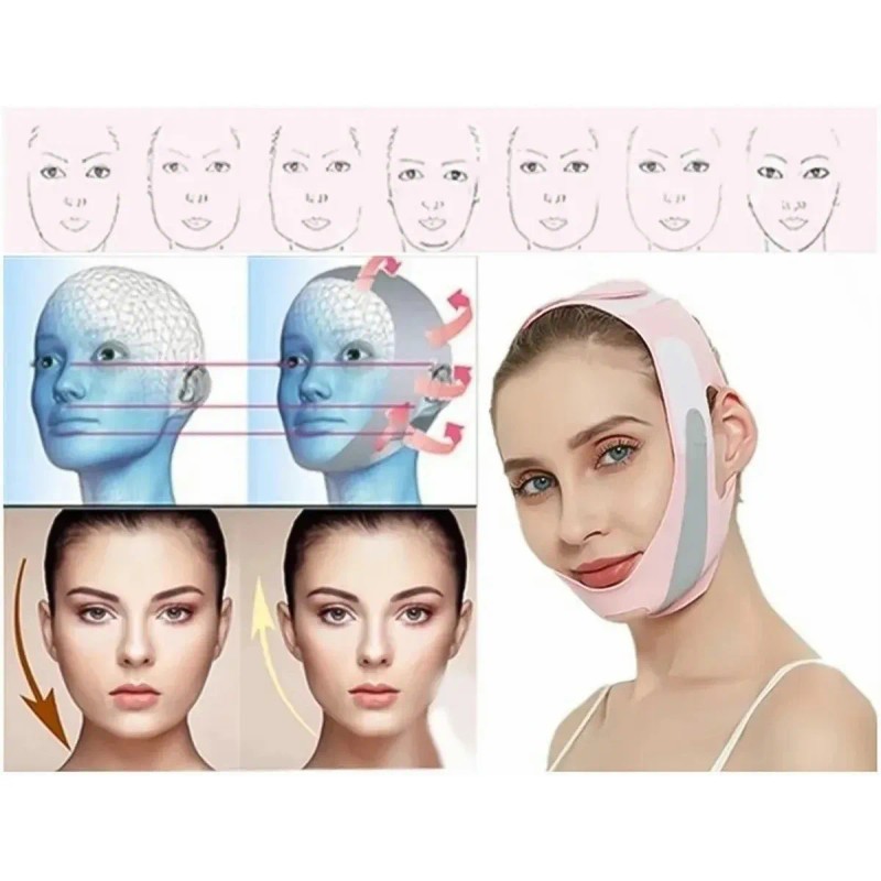 Faja Mentonera Reduce Papada Correa Adelgazante Facial Antia