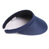 CHROME CRANE CB100 Women's Plain Visor Cap Long Brim Wide