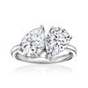 Ross-Simons 3.00 ct. t.w. CZ Toi Et Moi Ring in