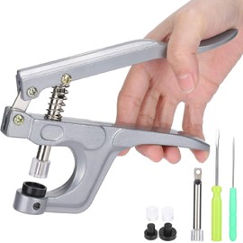 Metal Press Stud Pliers, Snaps Pliers, Clothing Press Stud Pliers, T5 Press Stud Pliers, Strong Press Stud Pliers, High Performance Press Stud Pliers, Sewing Tool, Buttons Tool for Fabric Upholstery