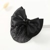 KISARG Barrette with Chignon Net, Bun Net, Women's, Hair Accessories,