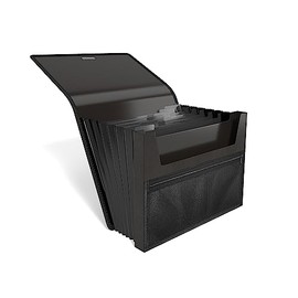 TRU RED Plastic Accordion File, 7-Pocket, Letter Size, 3/Pack (ST51820/TR518VS)