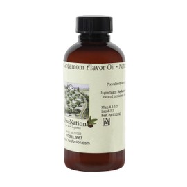 Cardamom Flavoring Oil, OliveNation Cardamom Flavor Oil - Natural for Sweet & Savory Baking, Cooking & Beverages, Sugar Free, Vegan - 32 oz
