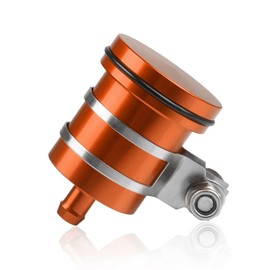 YIEBA CNC Aluminium Brake Oil Container Front or Rear for FZ01 FZ03 FZ07 FZ09 FZ10 YZF R1 R3 R6 R25 R15 R125 for Z250 Z650 Z750 / R/RR Z800 Z900 Z100000000 / s. Orange