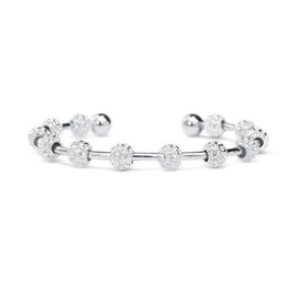 Chelsea Charles Golf Goddess Stroke/Score Counter Bracelet - Silver Golf Ball Bead