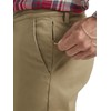 Lee Men's Flat Front Slim Straight Pant, Khaki