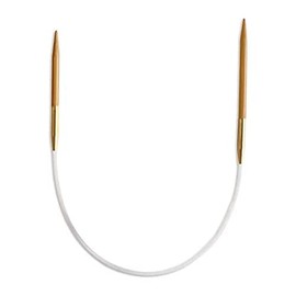 Seeknit Circular Knitting Needles, Bamboo, Brown, 23 cm x 3.25 mm