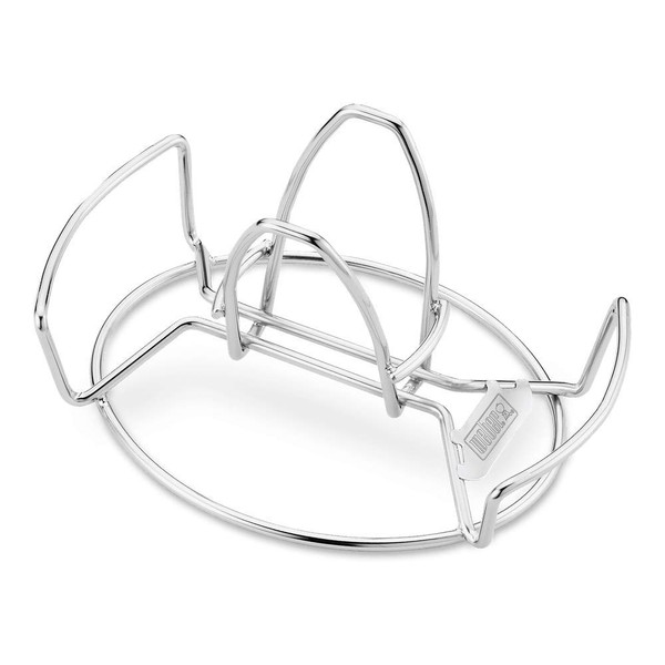 Weber Poultry Roaster - Plated Steel Chicken Roaster Barbecue Accessory