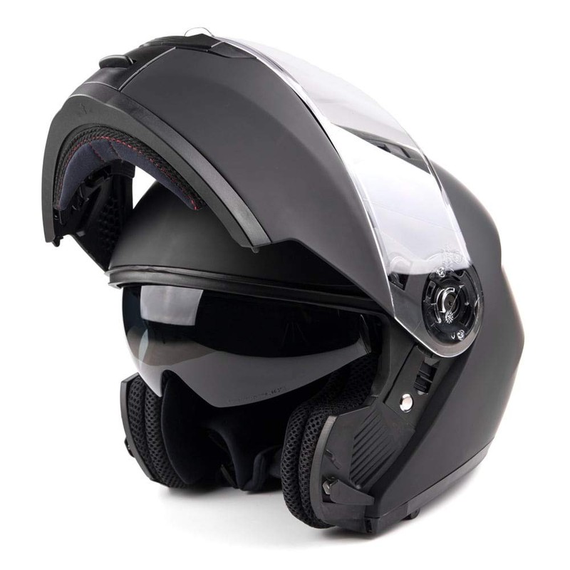 Typhoon TH158 Adult Modular Motorcycle Helmet DOT Dual Visor Full