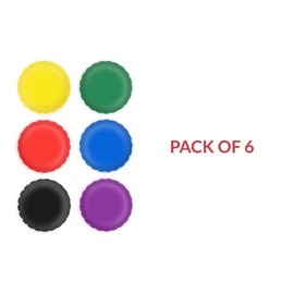 NOVIAFAM Silicone Bottle Cap 6 PCS Beer, Soda, Vinegar or Soy Saver