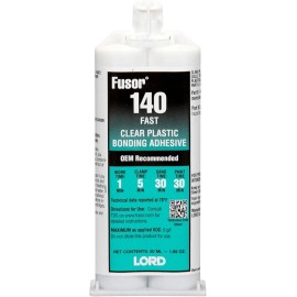 Lord Fusor -140- Clear Plastic Structural Installation Adhesive Fast-Set, 1.7 oz