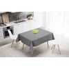 Ideal Textiles Texture Fabric Look PVC Tablecloth, Easy Clean Table