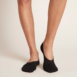 Boody Everyday No Show Socks, White / 34-40