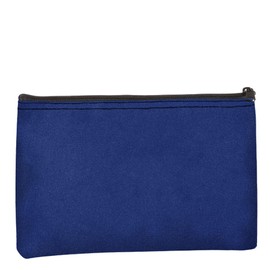 Royal Blue 14 oz Canvas Zipper Bags - 12W x 8H