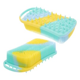 SAFIGLE 2Pcs Shower Brush Scalp Scrubber Sensory Hair Massager for Cleaning Scalp Gentle Massage for Dandruff Hair Growth for Home Travel