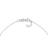 JewelryWeb 925 Sterling Silver Side ways Adjustable Cubic Zirconia Religious