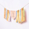 Upfirst Colorful Gingham Ribbon 1st High Chair Banner
