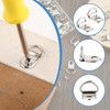 Pack of 60 Lashing Eyelets Stainless Steel Folding Eyelets Stainless
