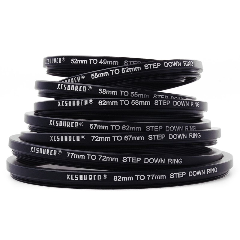 XCSOURCE 16pcs Adapter Ring Set 8 Step Up Rings +