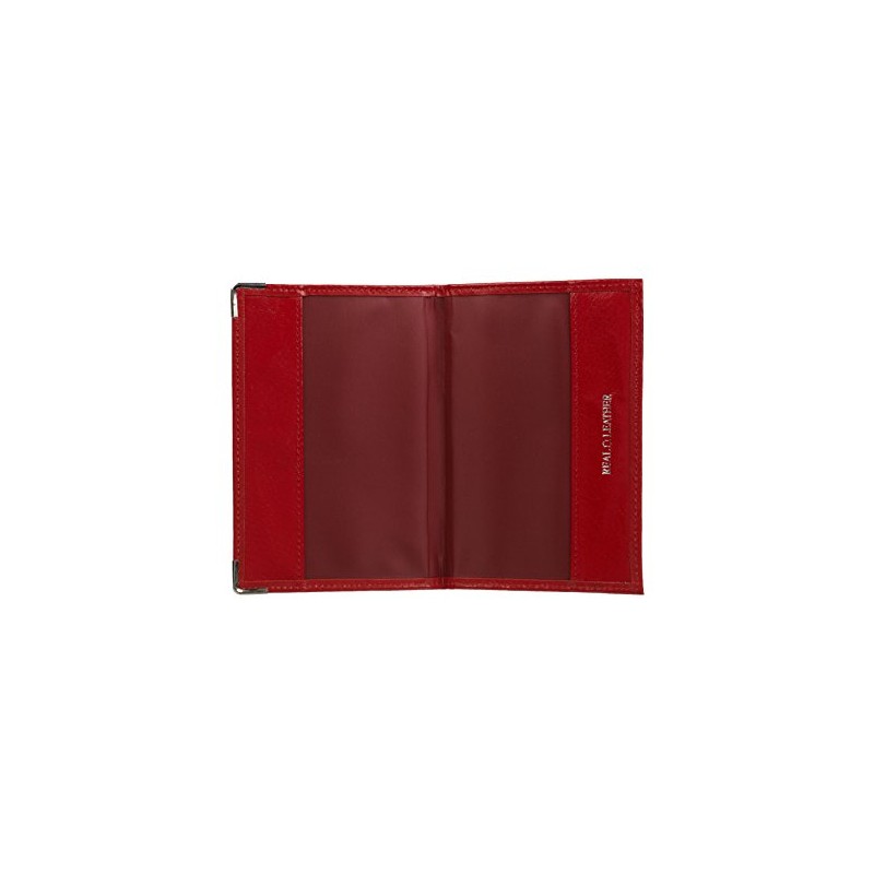 Lizzy Real Leather Hot Pink UK Passport Holder with Free