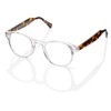 Green Readers Net Zero Readers, Clear, 3.00 Round Reading Glasses,