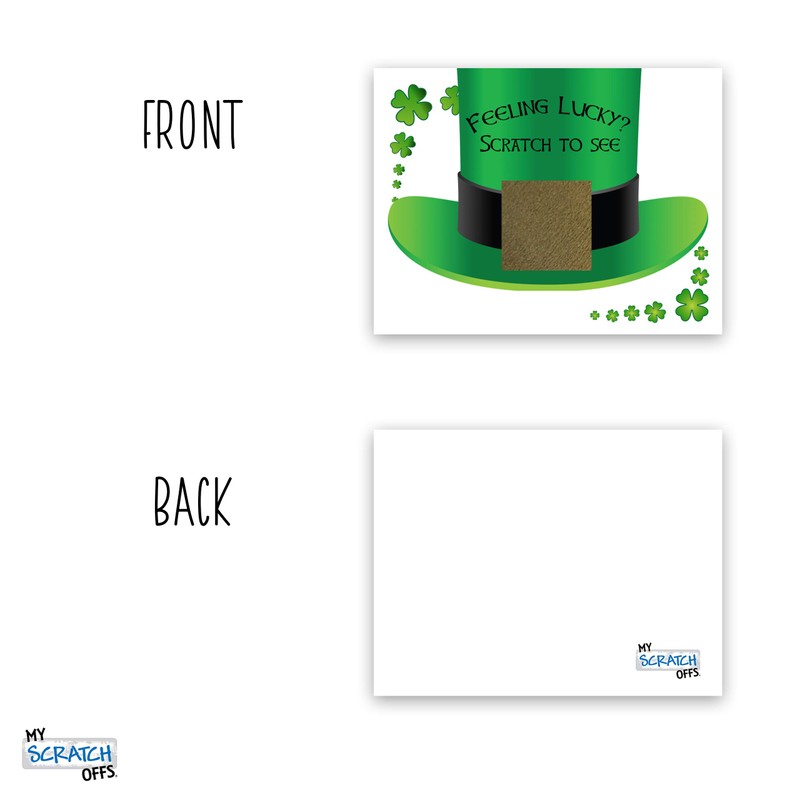 My Scratch Offs St. Patrick’s Day Scratch Off Game Cards
