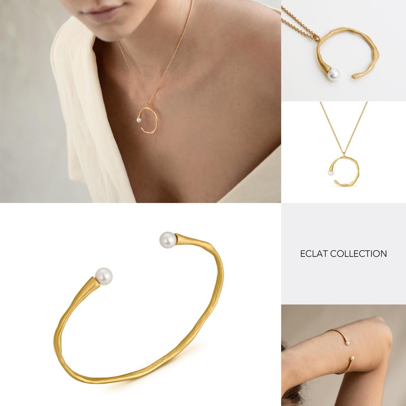 Gold Earrings Eclat | Designed by Joidart | Eclat Collection