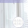 DOITOOL 4 Pcs Blinds Cordless Handles,Plastic Clear Cordless Roller Shades,Cellular