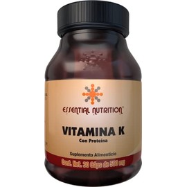 Essential Nutrition, Vitamina K - 30 Cápsulas De 500 Mg