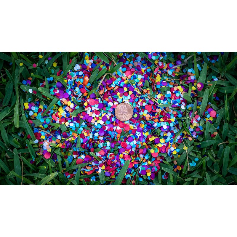 Fiesta Confetti.Value Mexican Colorful Paper Confetti. Jumbo Bag .95lb/425gr.