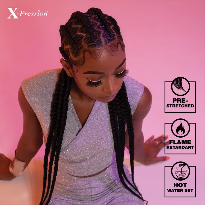 Sensationnel X-pression prestretched braiding hair - 3x braid 50 inch