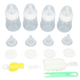 15pcs 180ml Newborn Baby Bottle Set Wide Neck Infant Feeding Bottle Kit Breast Milk Storage Bottles