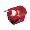 2Work Plastic Mop Bucket with Wringer 15 Litre Red CNT00684