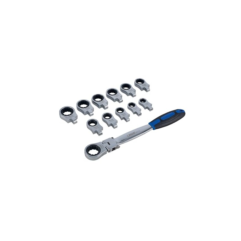 Laser 8872 Multi Head Ratchet Spanner Set