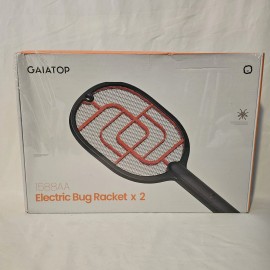 Gaiatop 2-Pack Electric Fly Swatter Handheld Mosquito Killer Bug Racket 3000V 1588AA New
