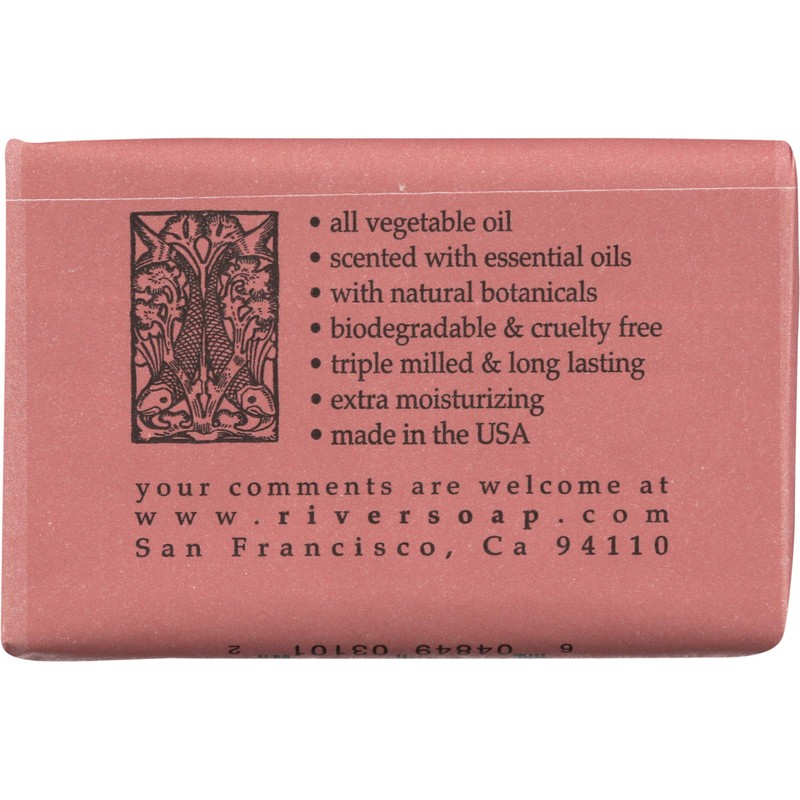 River Soap Company Bar Soap, Patchouli, 4.5 Ounce