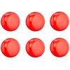HASEPRO Reflection Door Bolt Emblem (6 Pieces) Red RDB-1RED