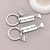 Housewarming Gifts New Home Keychains Set for Couple Valentines Day