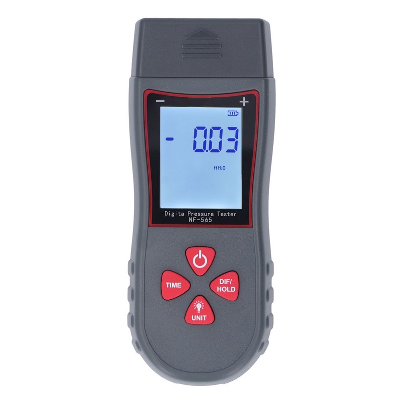 Digital Differential Pressure Gauge High Accuracy Air Gas Pressure Tester