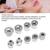 9pcs Microdermabrasion Replacement Tips Metal Multi Size Professional Facial Dermabrasion